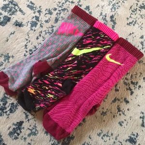3 pair of girls Nike socks